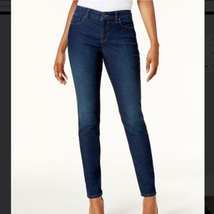 Style Co Tummy Control Skinny Leg Blue Denim Jeans
